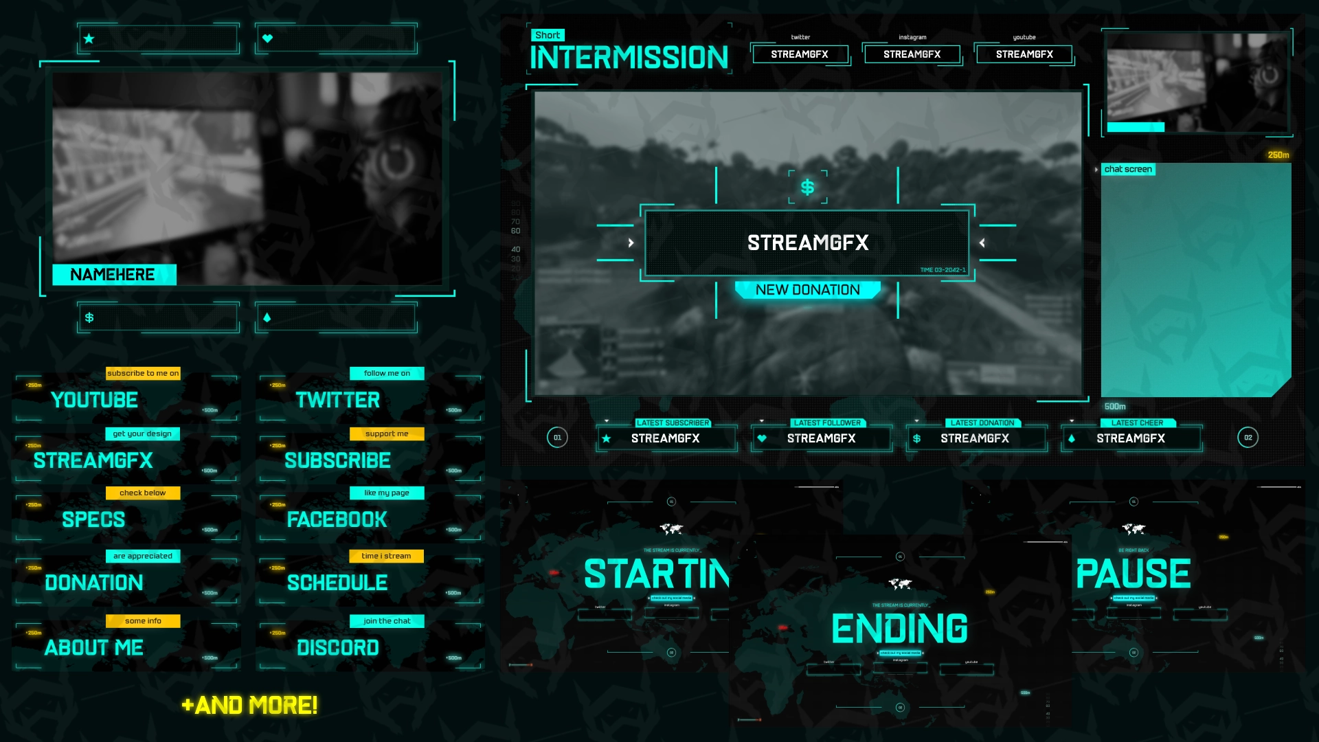 Military FPS Stream Package