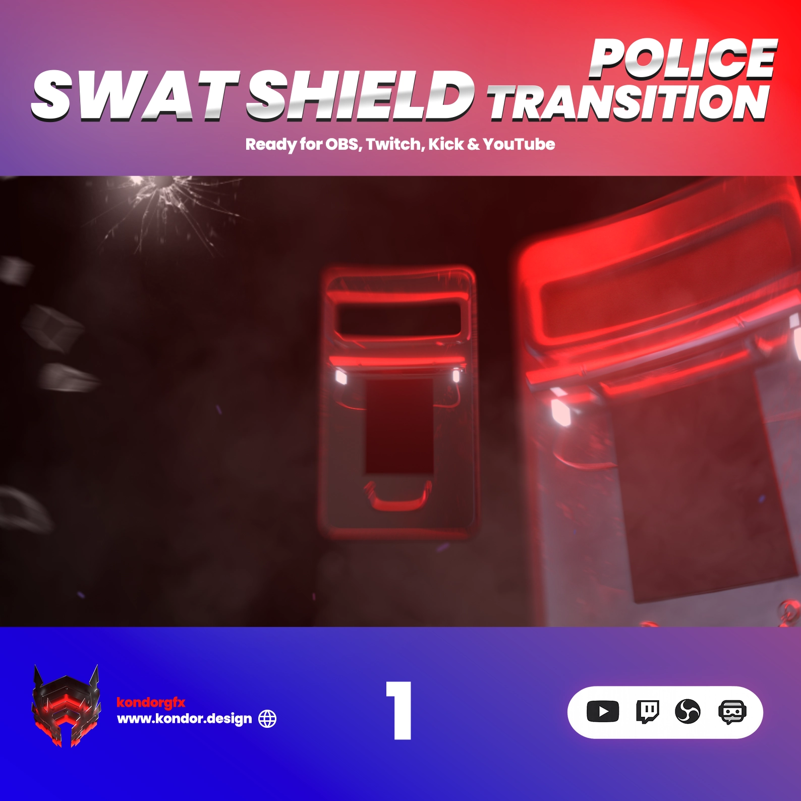 SWAT Shield Stinger Transition