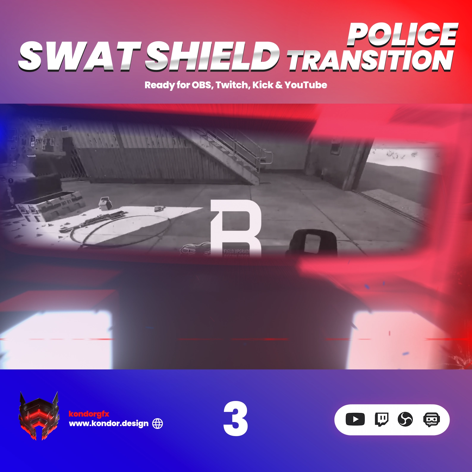 SWAT Shield Stinger Transition